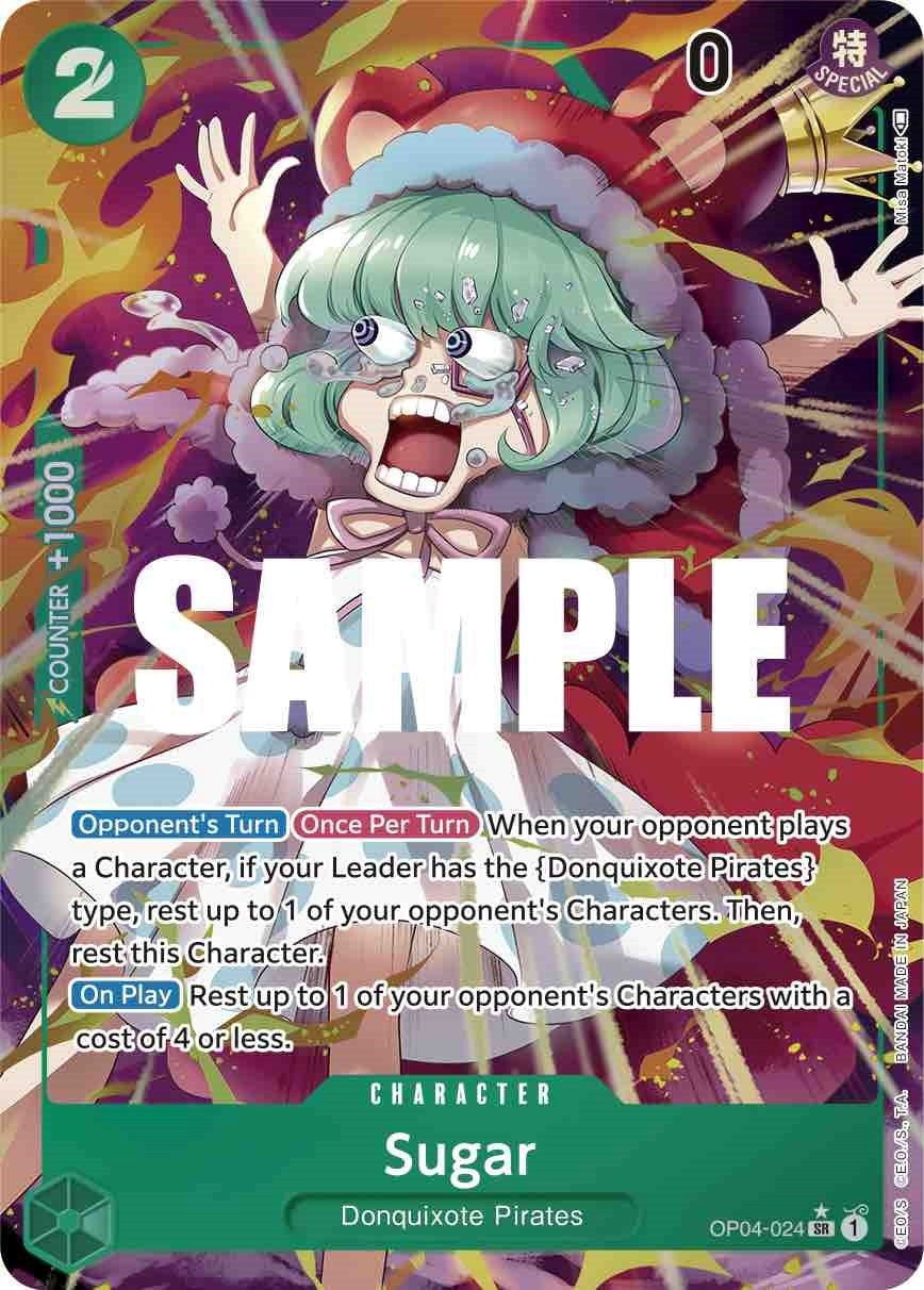 Image for Sugar (Alternate Art) (OP04-024) (Kingdoms of Intrigue) (OP04) - One Piece Card Game