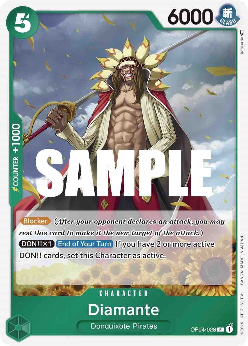 Image for Diamante (OP04-028) (Kingdoms of Intrigue) (OP04) - One Piece Card Game