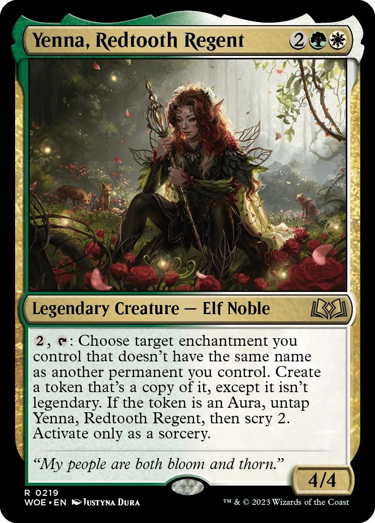 Yenna, Redtooth Regent (219) (Wilds of Eldraine) - PokeBox USA