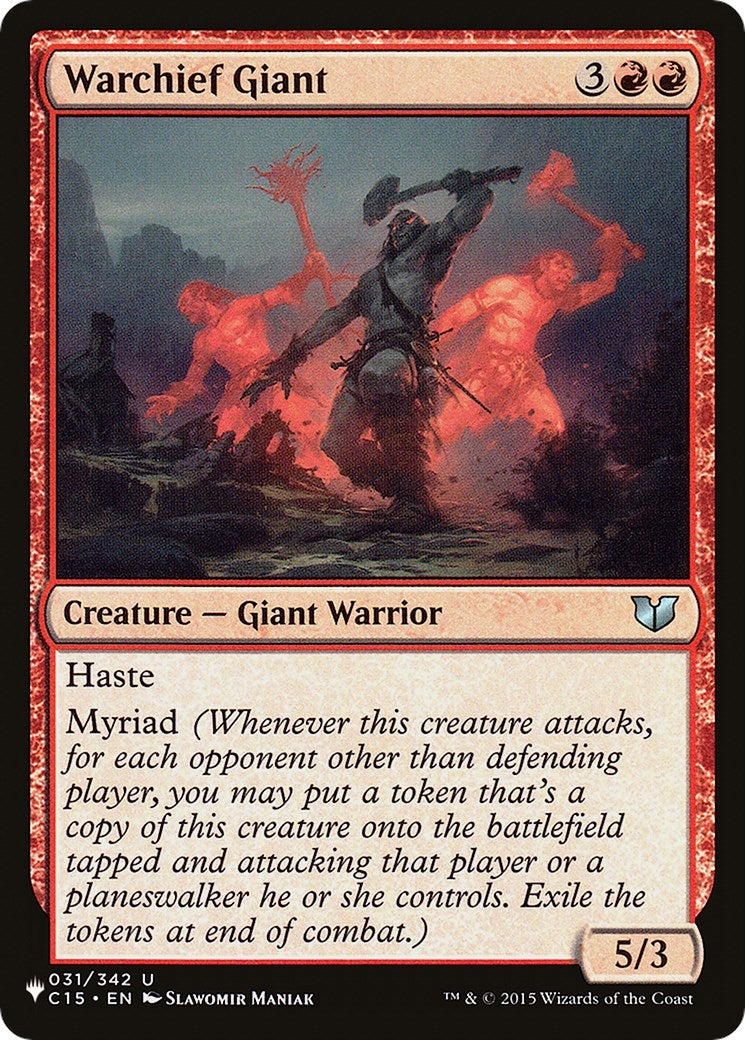 Warchief Giant (031/342) (The List Reprints)