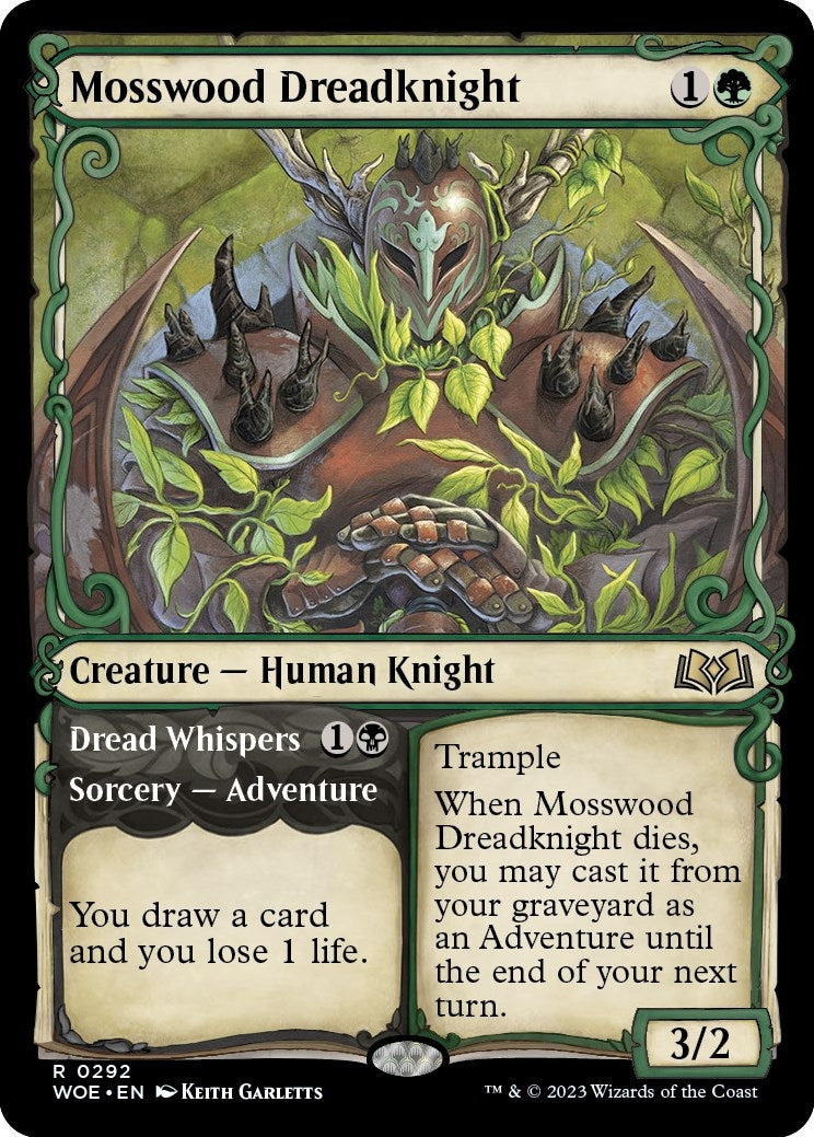 Mosswood Dreadknight (Showcase) (292) (Wilds of Eldraine)