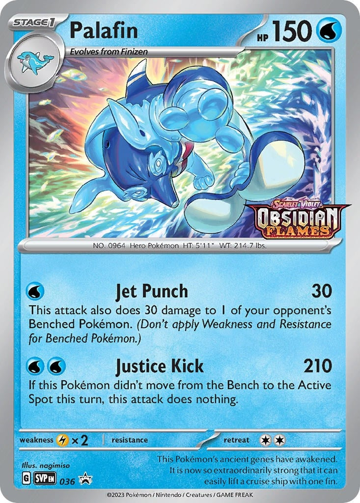 Image for Palafin - 036 (Prerelease) (036) (SV: Scarlet & Violet Promo Cards) (SVP) - Pokemon