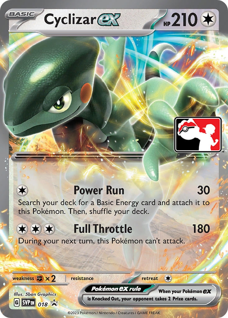 Image for Cyclizar ex - 018 (018) (Prize Pack Series Cards) - Pokemon