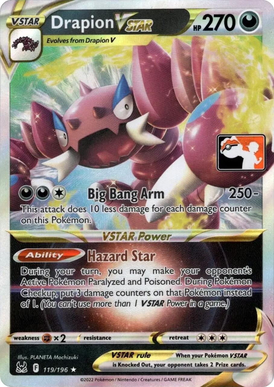 Image for Drapion VSTAR (119/196) (Prize Pack Series Cards) - Pokemon