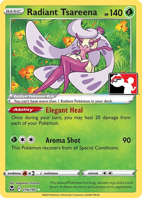 Image for Radiant Tsareena (016/195) (Prize Pack Series Cards) - Pokemon