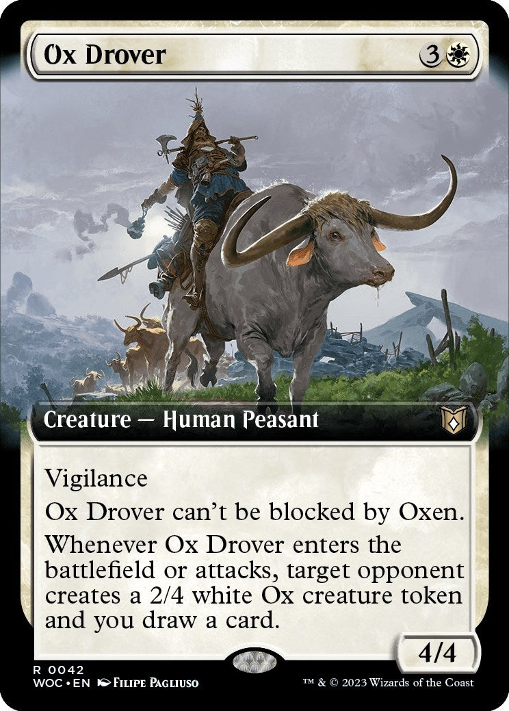 Ox Drover (Extended Art) (42) (Wilds of Eldraine)