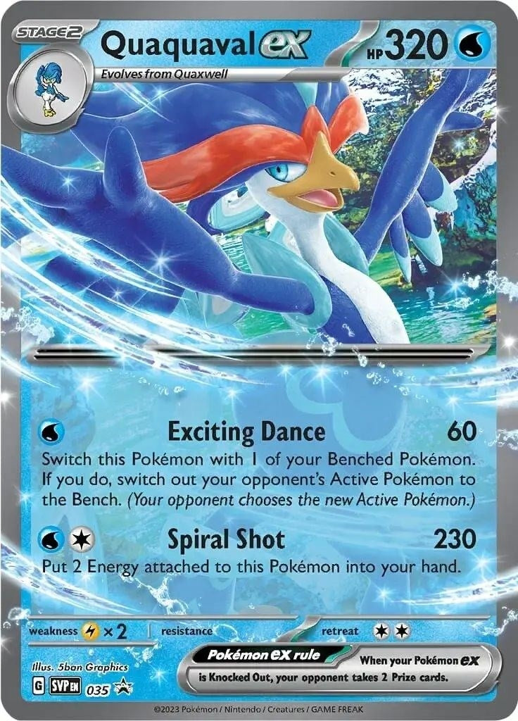Image for Quaquaval ex - 035 (035) (SV: Scarlet & Violet Promo Cards) (SVP) - Pokemon
