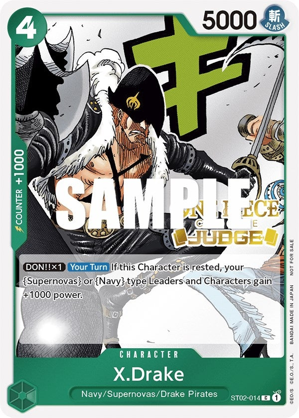 Image for X.Drake (Judge Pack Vol. 2) (ST02-014) (One Piece Promotion Cards) (OP-PR) - One Piece Card Game