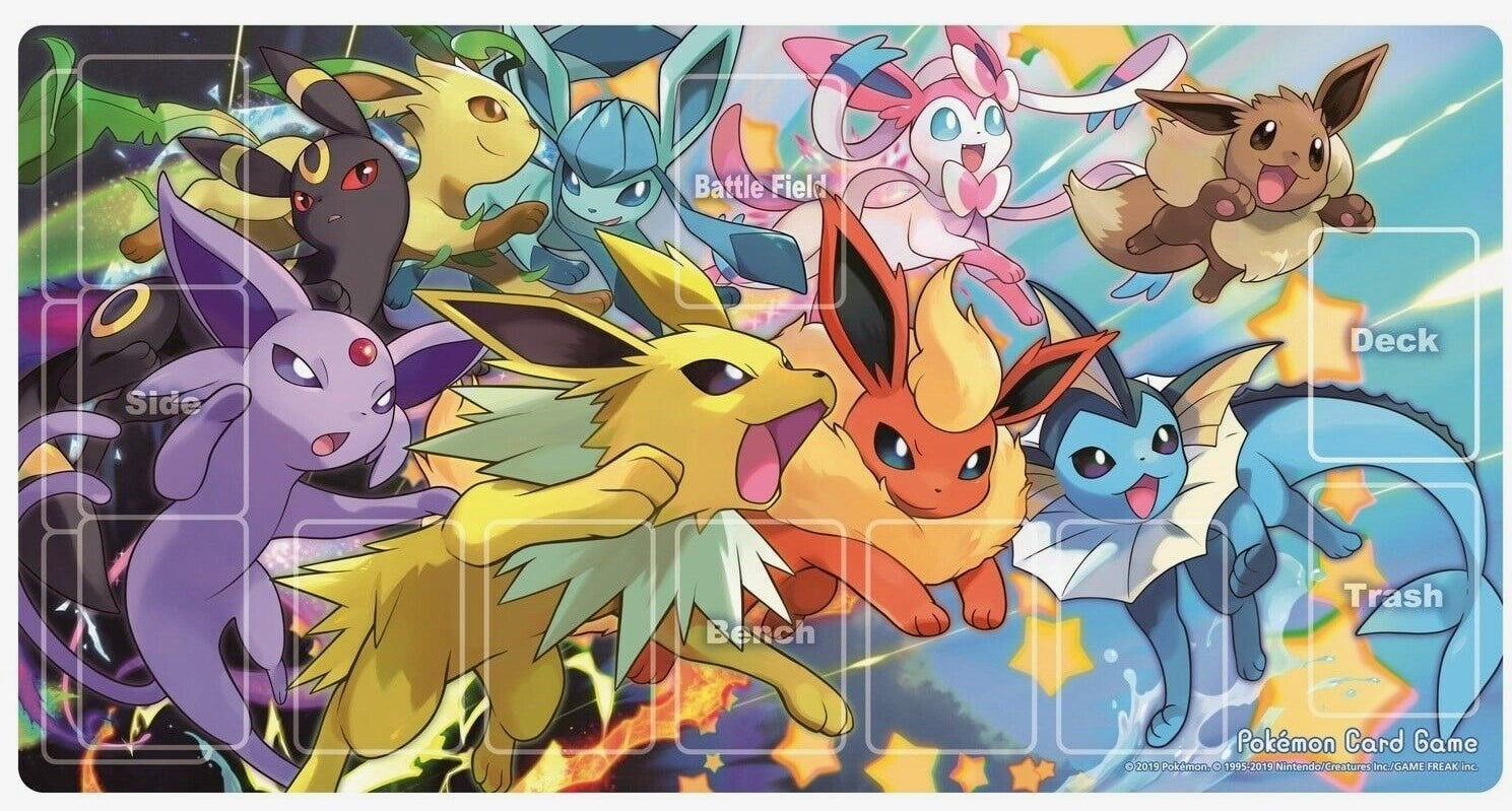 Image for Pokemon TCG: Pokemon Center Japan Exclusive Eevee Dash! Playmat - Playmats