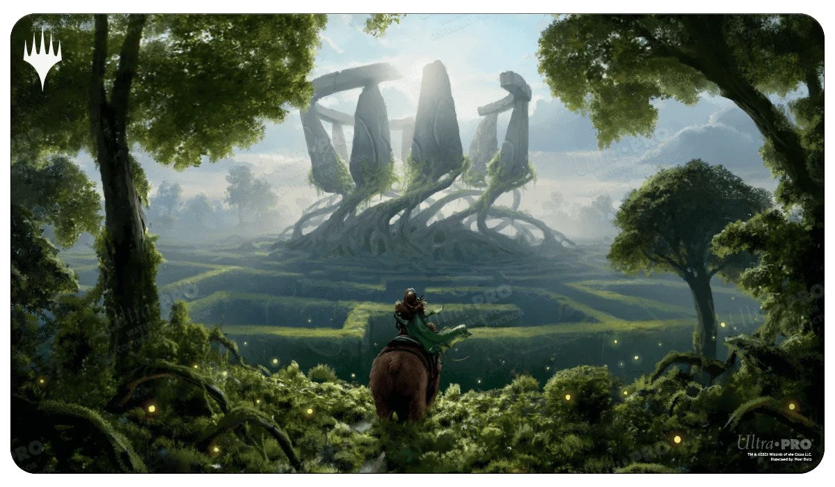 Image for Wilds of Eldraine Virtue of Strength Standard Gaming Playmat for Magic: The Gathering - Playmats