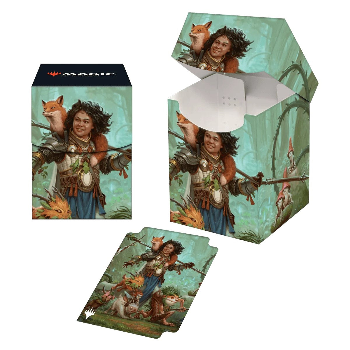 Image for Wilds of Eldraine Ellivere of the Wild Court 100+ Deck Box for Magic: The Gathering - Deck Boxes