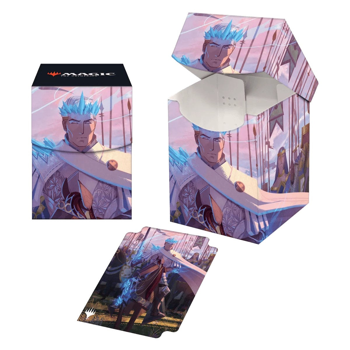 Image for Wilds of Eldraine Will, Scion of Peace (Borderless) 100+ Deck Box for Magic: The Gathering - Deck Boxes