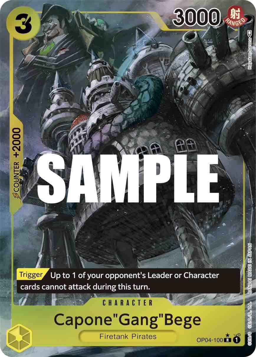 Image for Capone"Gang"Bege (Alternate Art) (OP04-100) (Kingdoms of Intrigue) (OP04) - One Piece Card Game