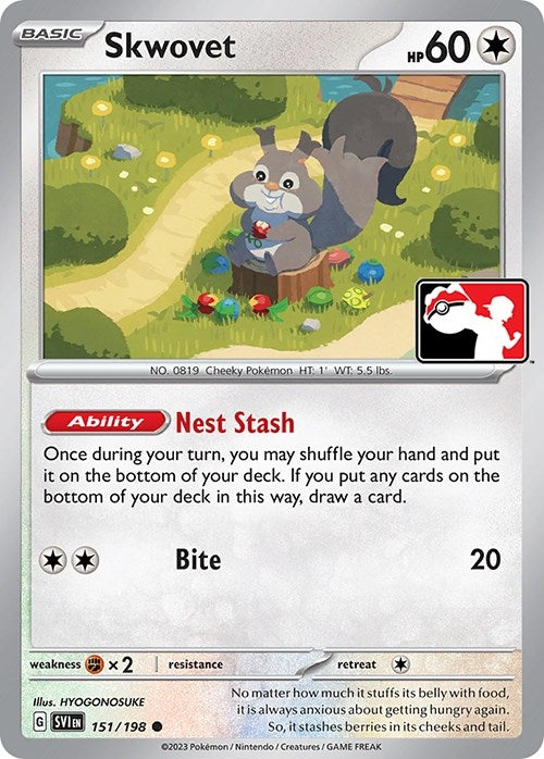Image for Skwovet (151/198) (Prize Pack Series Cards) - Pokemon