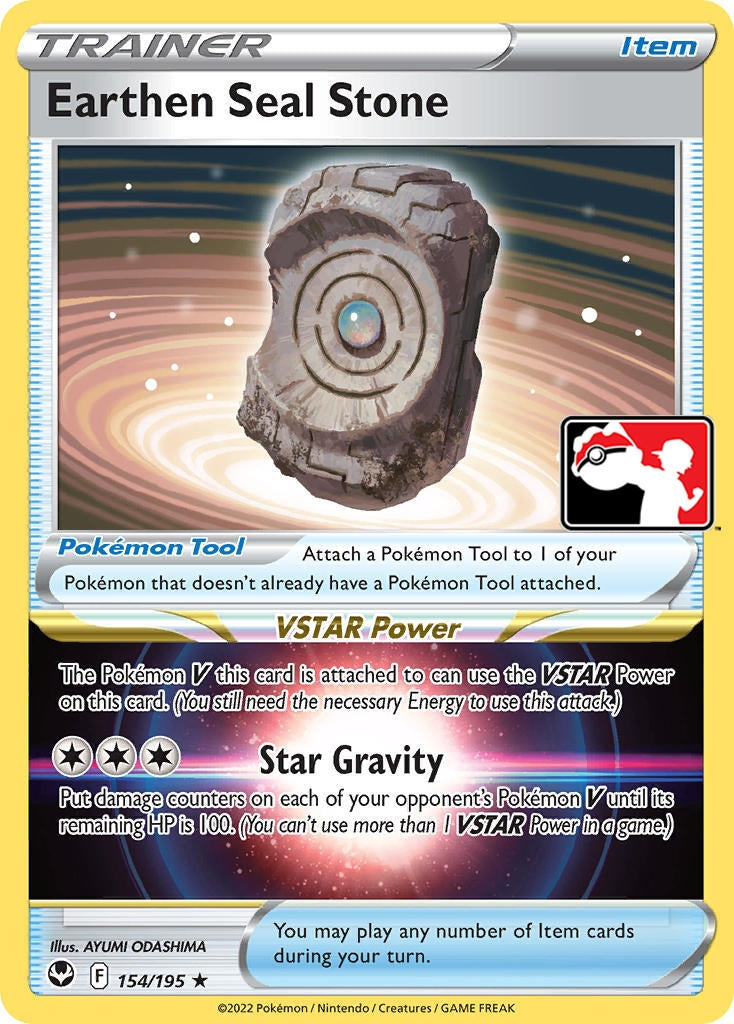 Image for Earthen Seal Stone (154/195) (Prize Pack Series Cards) - Pokemon