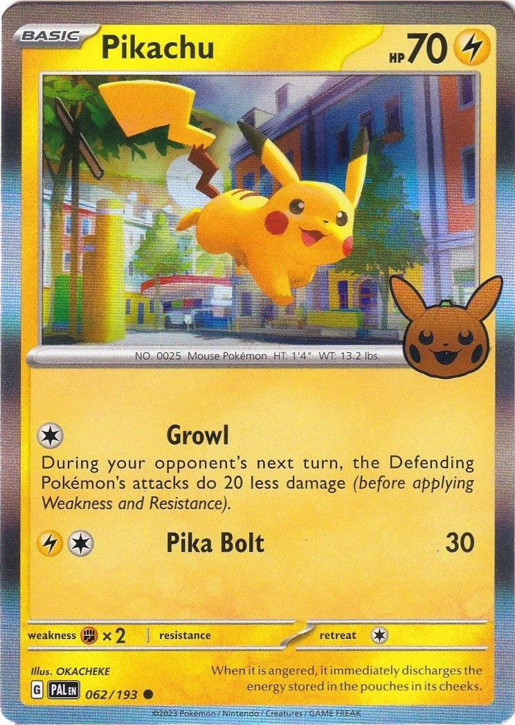 Image for Pikachu (062/193) (Trick or Trade BOOster Bundle 2023) (TTBB23) - Pokemon