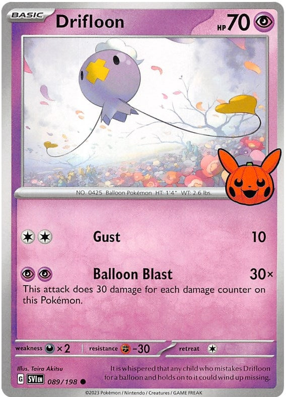 Image for Drifloon (089/198) (Trick or Trade BOOster Bundle 2023) (TTBB23) - Pokemon
