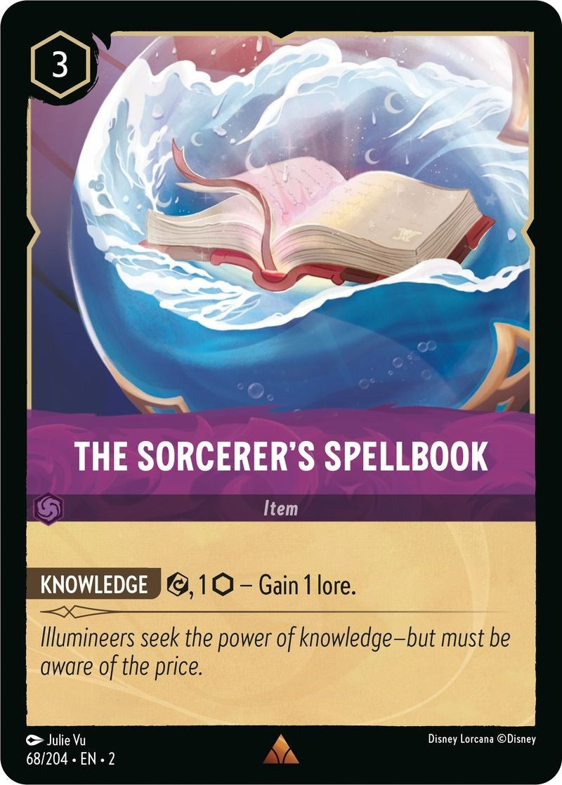 Image for The Sorcerer's Spellbook (68/204) (Rise of the Floodborn) (2) - Disney Lorcana
