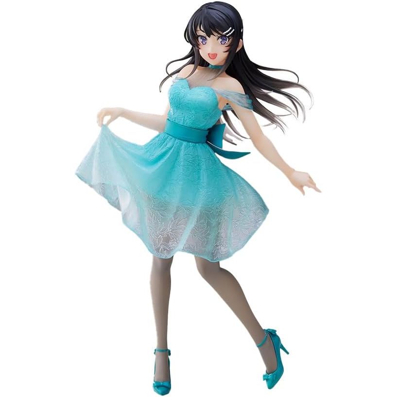 Taito: Rascal Does Not Dream of Bunny Girl Mai Sakurajima (Clear Dress Ver.) Coreful Figure - PokeBox USA