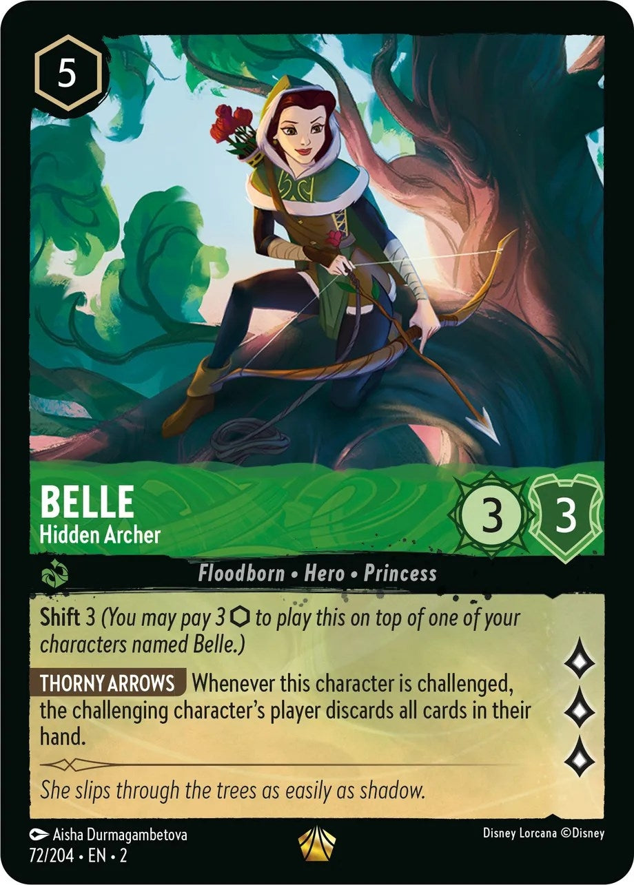 Image for Belle - Hidden Archer (72/204) (Rise of the Floodborn) (2) - Disney Lorcana