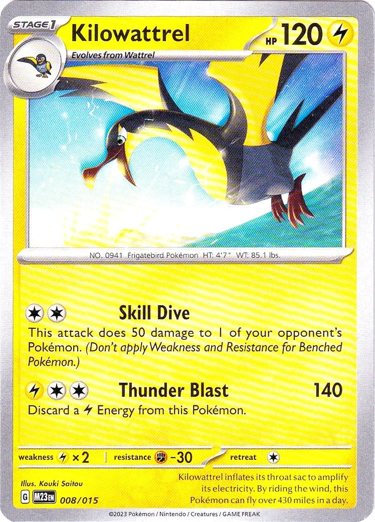 Image for Kilowattrel (008/015) (McDonald's Promos 2023) (M23) - Pokemon