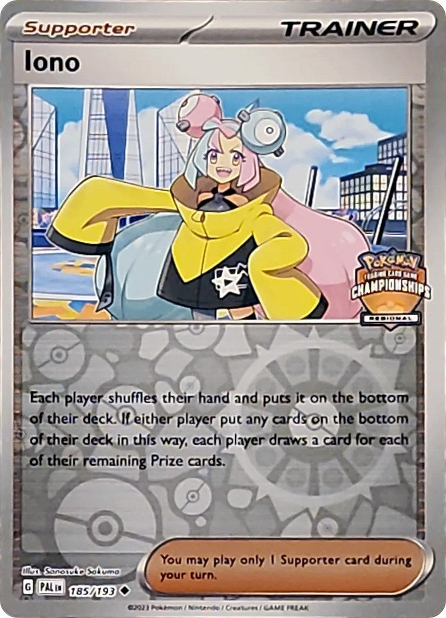Image for Iono - 185/193 (Regional Championships) (185/193) (League & Championship Cards) (PR) - Pokemon