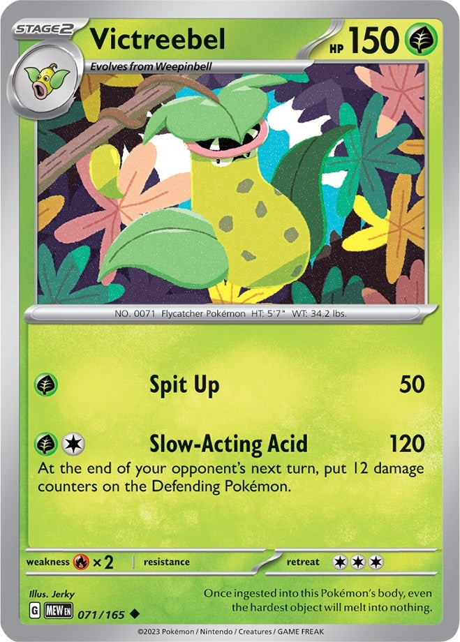 Image for Victreebel (071/165) (SV: Scarlet & Violet 151) (MEW) - Pokemon