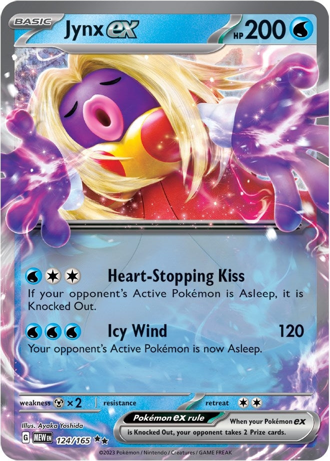 Image for Jynx ex (124/165) (SV: Scarlet & Violet 151) (MEW) - Pokemon