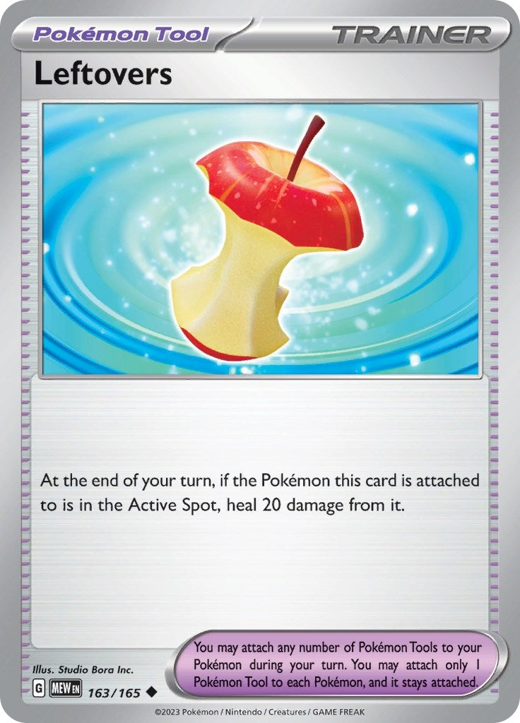 Image for Leftovers (163/165) (SV: Scarlet & Violet 151) (MEW) - Pokemon