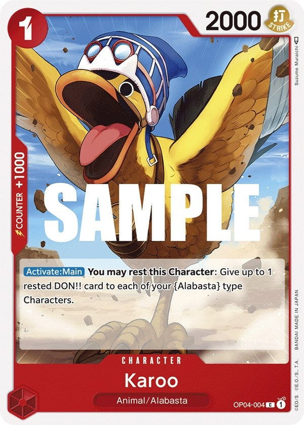 Image for Karoo (OP04-004) (Kingdoms of Intrigue) (OP04) - One Piece Card Game