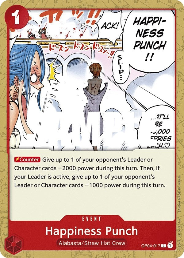 Image for Happiness Punch (OP04-017) (Kingdoms of Intrigue) (OP04) - One Piece Card Game