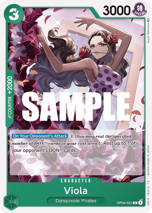 Image for Viola (OP04-021) (Kingdoms of Intrigue) (OP04) - One Piece Card Game