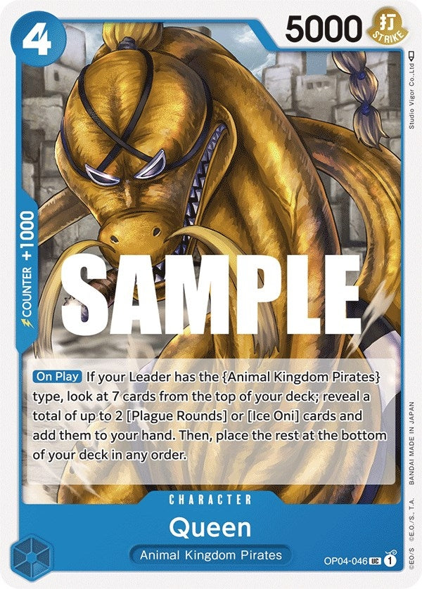 Image for Queen (046) (OP04-046) (Kingdoms of Intrigue) (OP04) - One Piece Card Game
