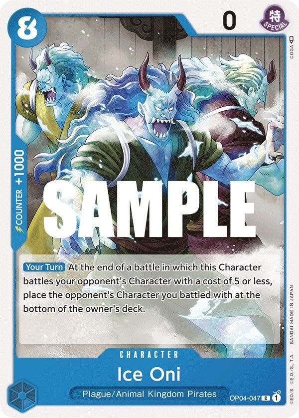 Image for Ice Oni (OP04-047) (Kingdoms of Intrigue) (OP04) - One Piece Card Game