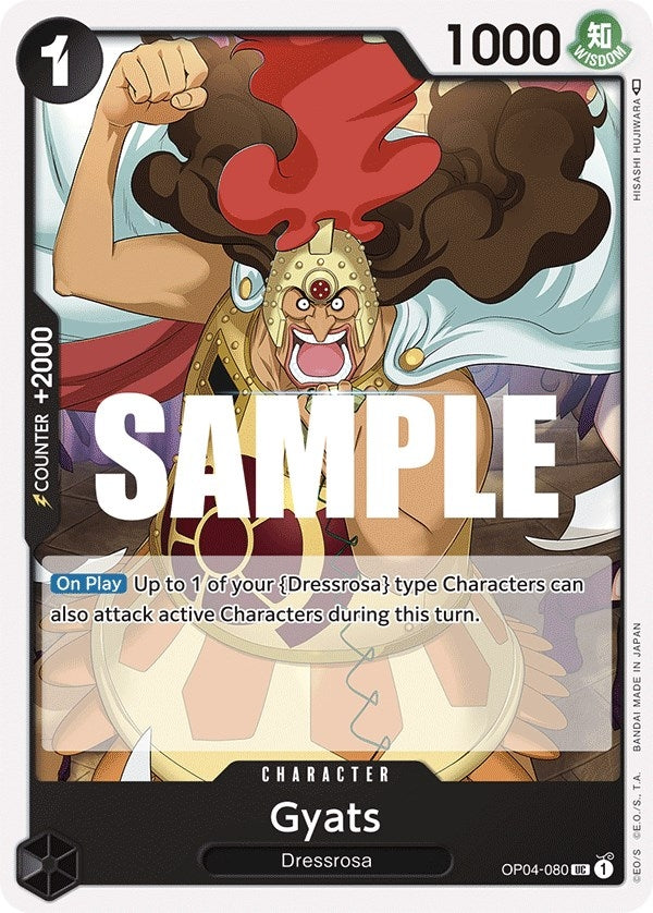 Image for Gyats (OP04-080) (Kingdoms of Intrigue) (OP04) - One Piece Card Game