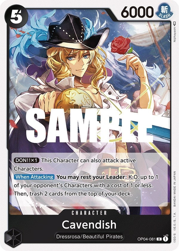 Image for Cavendish (OP04-081) (Kingdoms of Intrigue) (OP04) - One Piece Card Game
