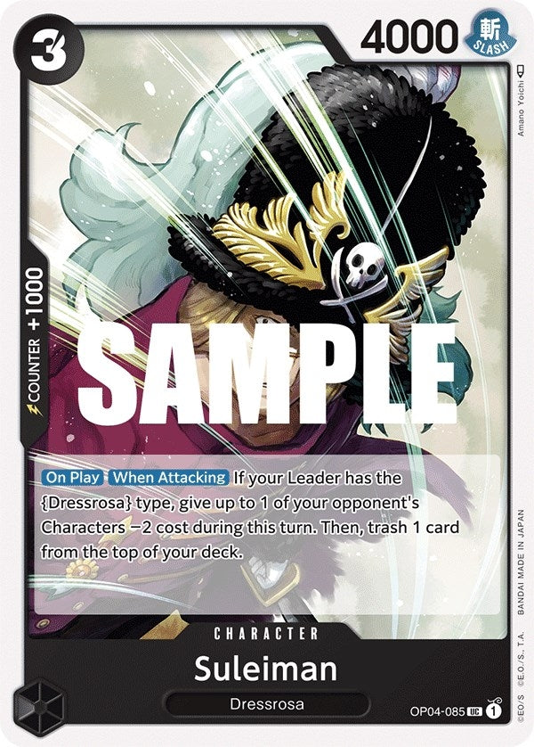 Image for Suleiman (OP04-085) (Kingdoms of Intrigue) (OP04) - One Piece Card Game