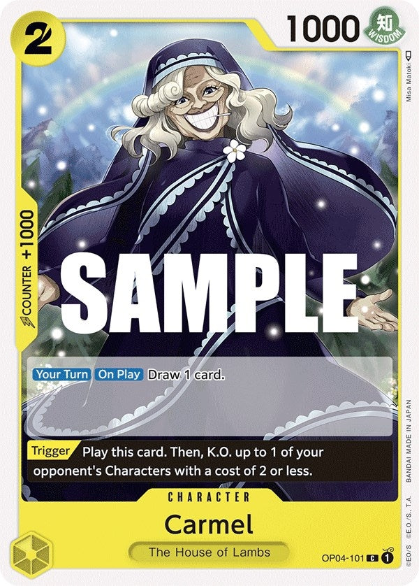 Image for Carmel (OP04-101) (Kingdoms of Intrigue) (OP04) - One Piece Card Game
