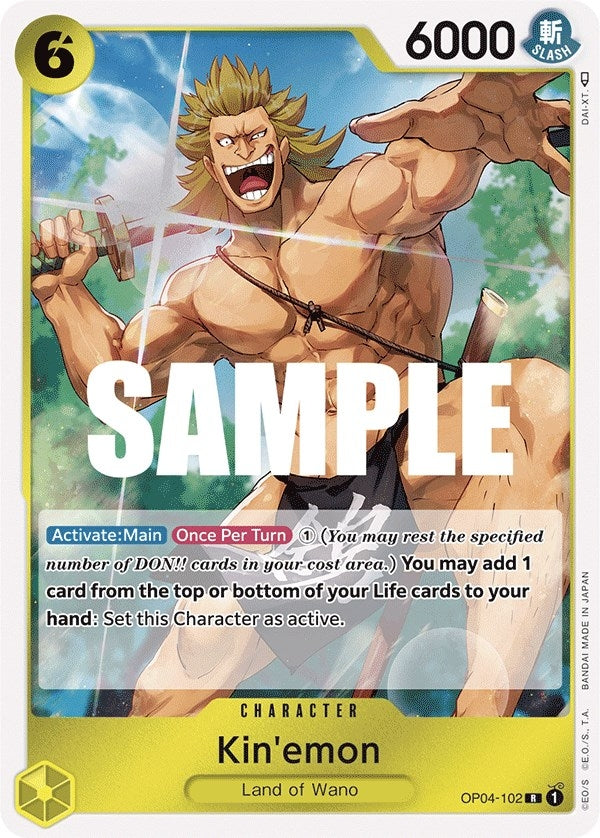 Image for Kin'emon (OP04-102) (Kingdoms of Intrigue) (OP04) - One Piece Card Game