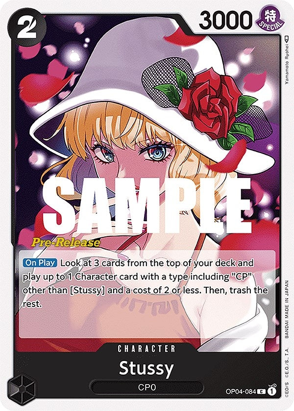 Image for Stussy (OP04-084) (Kingdoms of Intrigue Pre-Release Cards) (OP04 PRE) - One Piece Card Game