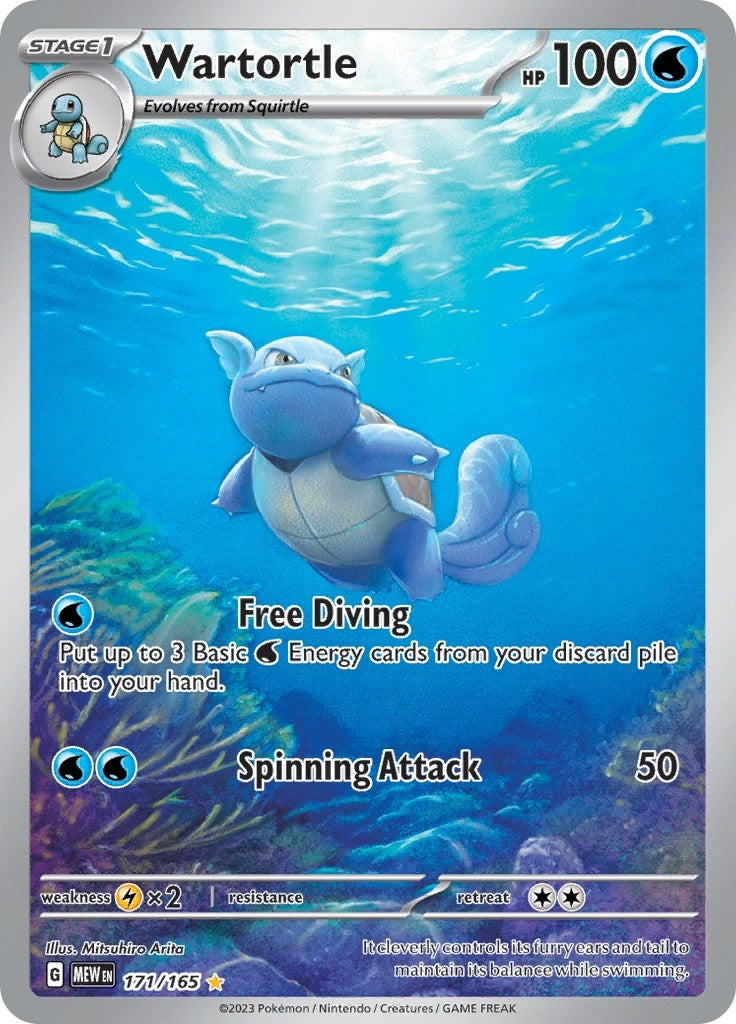 Wartortle (171/165) (SV: Scarlet & Violet 151) - PokeBox USA