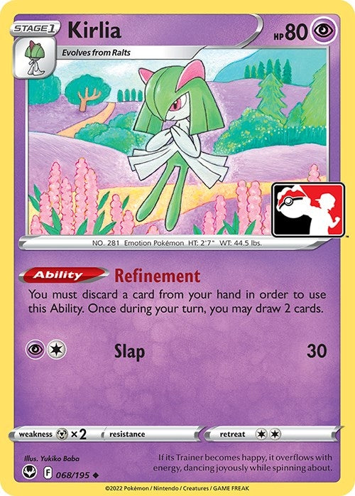 Image for Kirlia (068/195) (Prize Pack Series Cards) - Pokemon