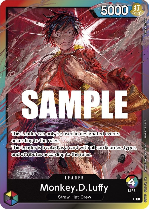 Image for Monkey.D.Luffy (Leader Pack) (Sealed Battle 2023 Vol. 1) (One Piece Promotion Cards) (OP-PR) - One Piece Card Game