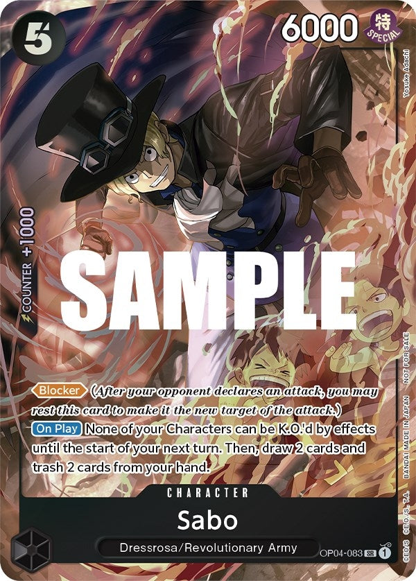 Image for Sabo (Sealed Battle 2023 Vol. 1) (OP04-083) (One Piece Promotion Cards) (OP-PR) - One Piece Card Game