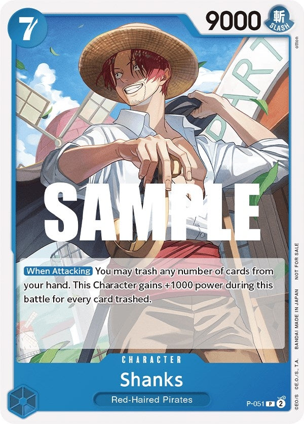 Image for Shanks (Sealed Battle Kit Vol. 1) (P-051) (One Piece Promotion Cards) (OP-PR) - One Piece Card Game