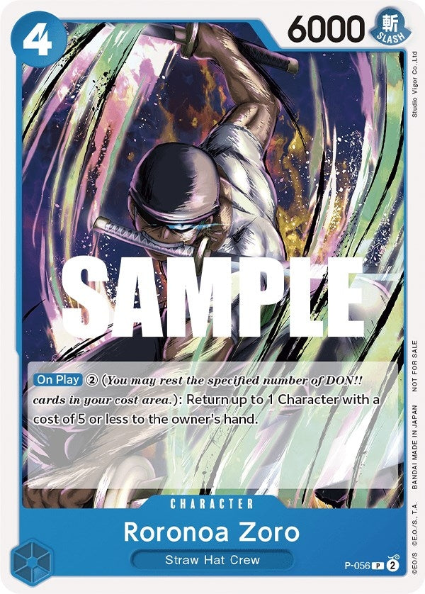 Image for Roronoa Zoro (Sealed Battle Kit Vol. 1) (P-056) (One Piece Promotion Cards) (OP-PR) - One Piece Card Game