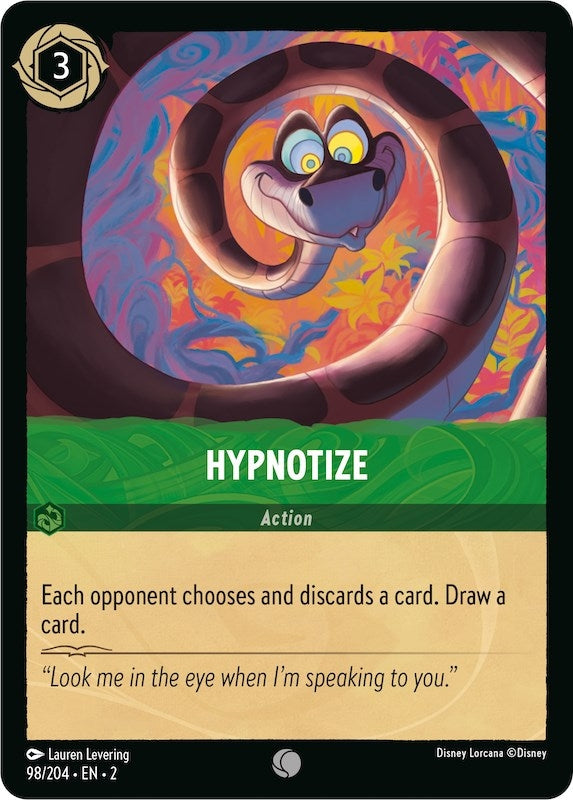 Image for Hypnotize (98/204) (Rise of the Floodborn) (2) - Disney Lorcana