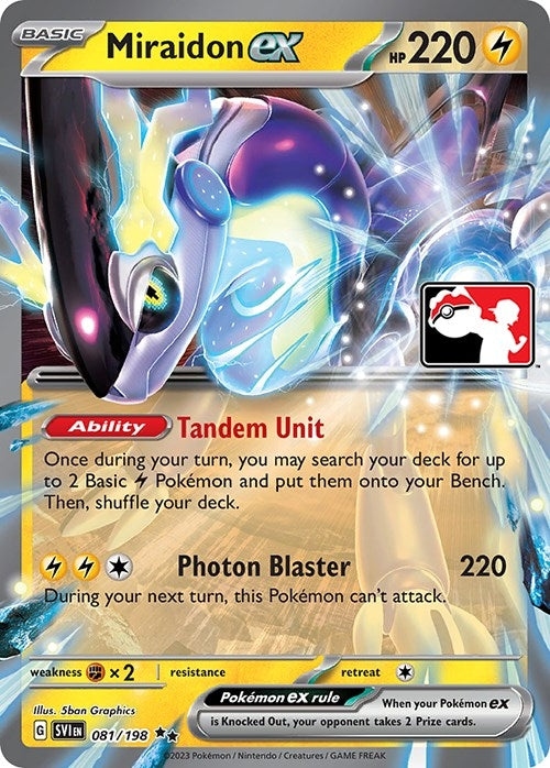 Image for Miraidon ex (081/198) (Prize Pack Series Cards) - Pokemon