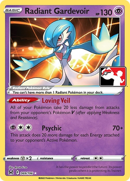 Image for Radiant Gardevoir (069/196) (Prize Pack Series Cards) - Pokemon