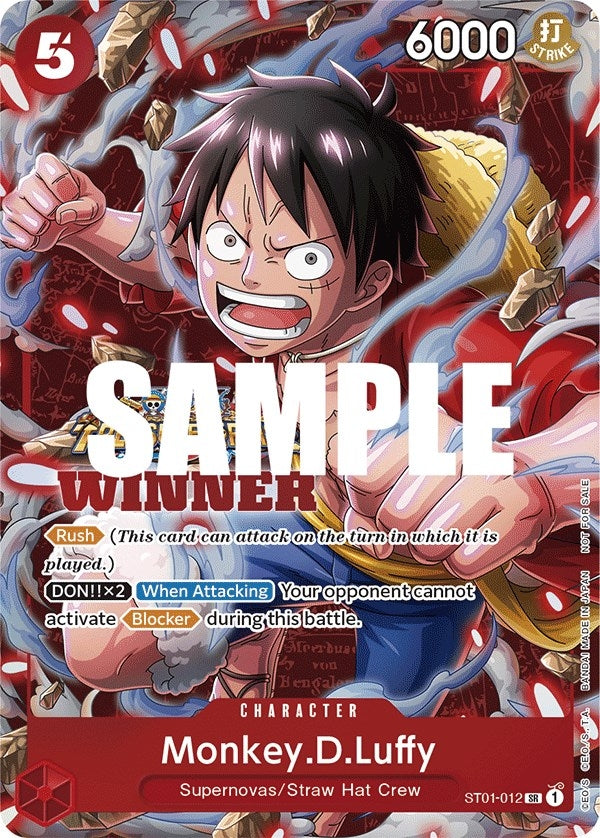 Image for Monkey.D.Luffy (Winner Pack Vol. 5) (ST01-012) (One Piece Promotion Cards) (OP-PR) - One Piece Card Game